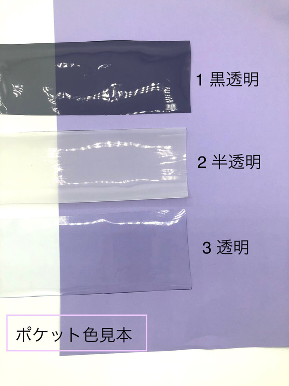 【受注制作】壁掛けマスクケース　帆布黒　ポケット選択可　収納 8枚目の画像