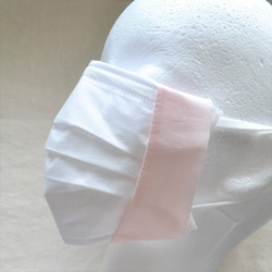 涼感シルクマスクカバー　ベビーピンク　国産シルク100％　美肌　UVカット　夏マスク　紫外線　蒸れにくい　血色ピンク 7枚目の画像