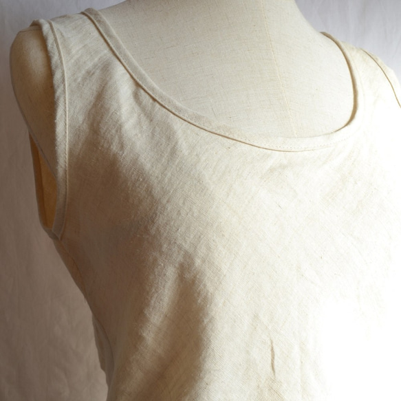 タンクトップ　HEMP ヘンプ100％　日本製　天然素材　敏感肌　サステナブル　オーガニック　麻　 5枚目の画像