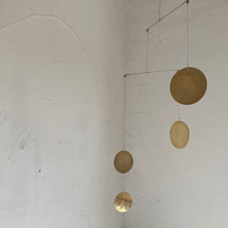 真鍮モビール円4PI 4枚目の画像