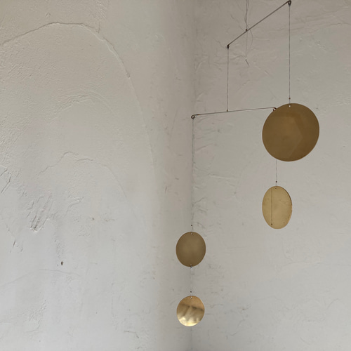 真鍮モビール円4PI モビール 乃衣絵 通販 12715521｜Creema(クリーマ)