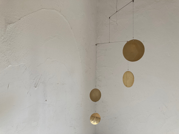 真鍮モビール円4PI 4枚目の画像