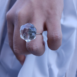 namima. 【Free size】【Glass  ring】 1枚目の画像