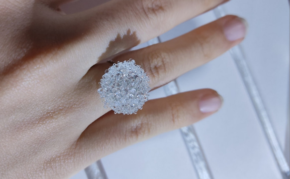 noichigo 【Free size】【Glass ring】 2枚目の画像