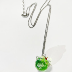金魚鉢クリームソーダのネックレス【Glass necklace】 7枚目の画像