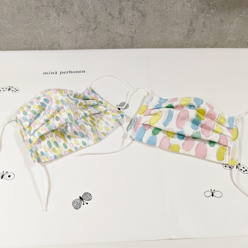 ミナペルホネン プリーツマスク ノーズワイヤー入 jelly beans* キッズ  