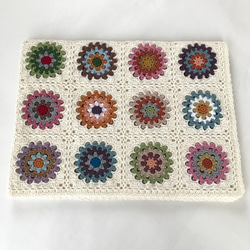 モチーフつなぎのブランケット☆ハンドメイド