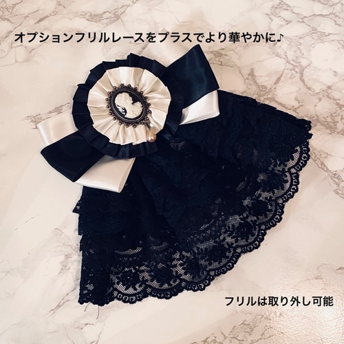 新作❤️マルチに活躍❤️ゴシックリボンタイ❤️MOKUBAリボン