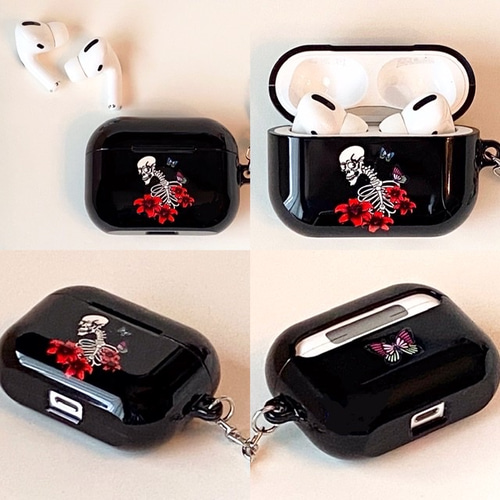 かっこいい❤️AirPods（AirPodsPro）ケース❤️和柄・般若《受注生産