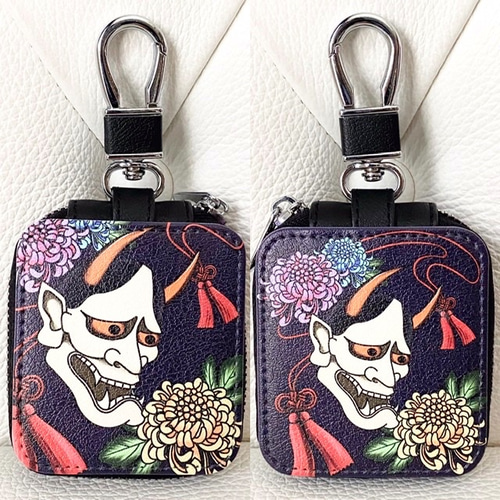 般若☆AirPodsケース・AirPodsProケース・小物入れ《受注生産》和柄