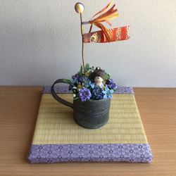 ジャスミン01　豆畳orキット　マウスパッド、花台、撮影用飾り台、フォトフレーム 4枚目の画像