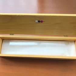食卓に置ける箸箱(サルの木登り）　カトラリーケース　メガネ入れ　小物入れ 4枚目の画像
