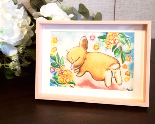 なおちゃんなおさま専用（原画）聖夜の木【A5サイズ／水彩画】絵画 なおちゃんなおさま専用（原画）聖夜の木【A5サイズ／水彩画