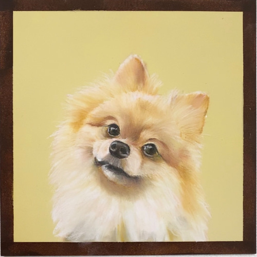 チョークアートで大切なペット、好きな動物の似顔絵を描きます《A 