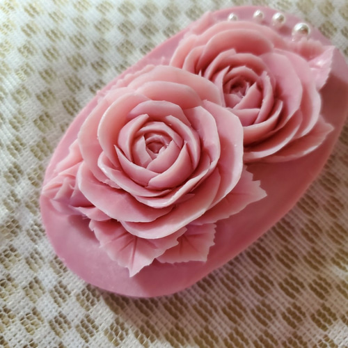 ニュージェード❤️ローズ薔薇❤️バラ彫刻カービング ちっさ