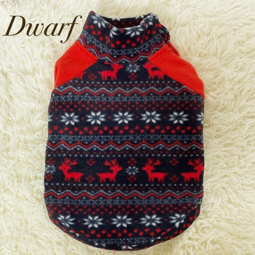 犬服ハンドメイド♡オーダー受付中♡トナカイ柄