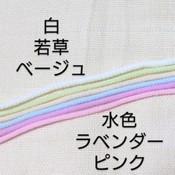 送料無料/リネン100%夏用プリーツマスク/リバティ タナローン⑰ 3枚目の画像