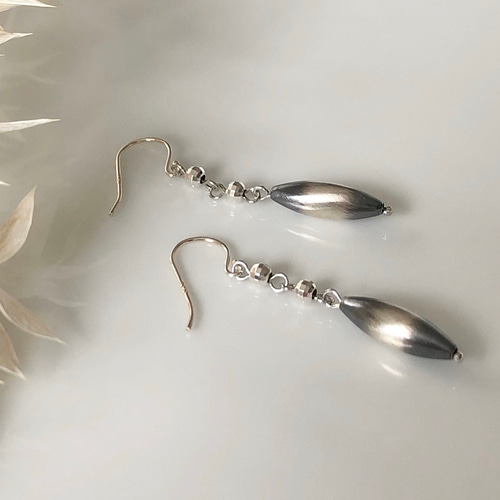 ナバホパール silver925＊ピアス/イヤリング ピアス（フック