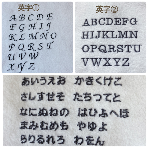 ✳︎リボン丸型お名前ワッペン✳︎刺繍名入れ くすみカラー