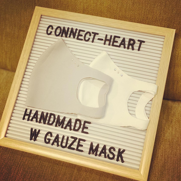 connect-heart  ニット立体マスク　PITTAマスク風　3枚セット　サイズ、カラー選べます 6枚目の画像