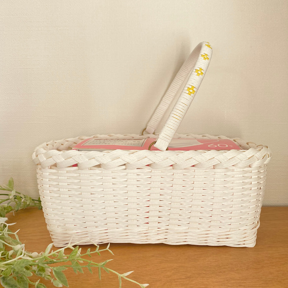 不織布マスクの箱ごと収納に☆お部屋や玄関に置きたいバスケットNo.3