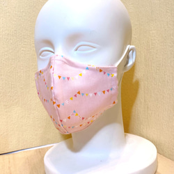 ホーミーコレクション ガーランド立体マスク 3層 ★Ｓ～Ｌサイズ★ 【受注生産】2～4日発送可 2枚目の画像