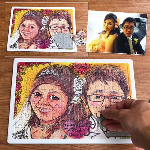 似顔絵お描きします⭐️ そっくりな似顔絵描きます❤ フォトフレーム・写真立て nagisa 通販