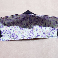 ☆送料無料 ☆大人の紫色の女性用立体布マスク  ☆ 5枚目の画像