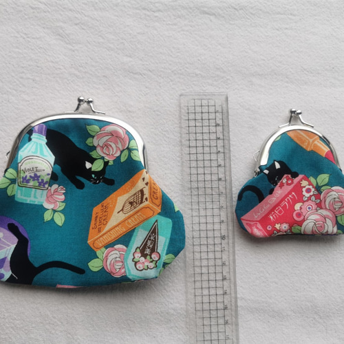 送料無料】がま口財布☆大小2個セット(黒猫) がま口 YUMERINGO 通販  