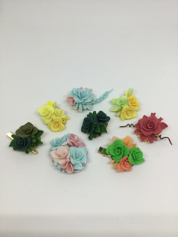 パンフラワー パンフラワー バラのブローチ ブローチ stks 通販 11235473