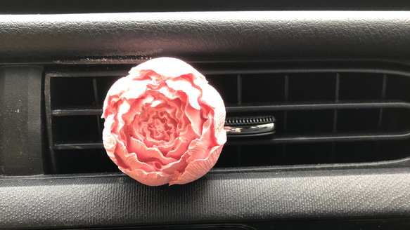 送料無料　車用アロマストーン　お好きな色で可能　薔薇好きの貴方様の為に♡オーダーメイド　♡バラ♡ 2枚目の画像