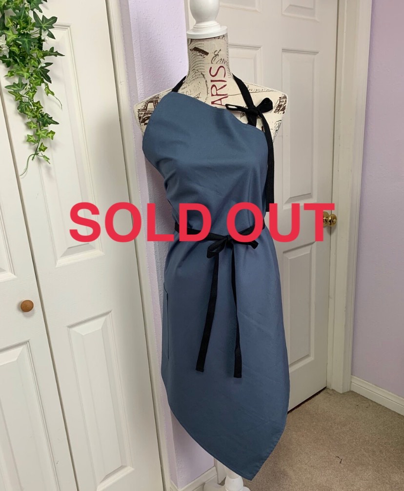 ハンドメイド　エプロン　お洒落　個性的　ワンショルダータイプ