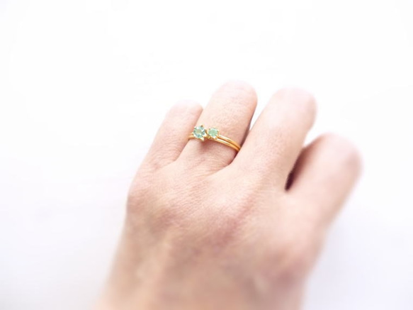 Emerald Ring (3㎜) 4枚目の画像
