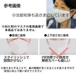 ２way小顔見え【立体マスク】裏地晒：日本の晒が一番心地良い☆ヒョウ柄　レオパード　秋冬 2枚目の画像