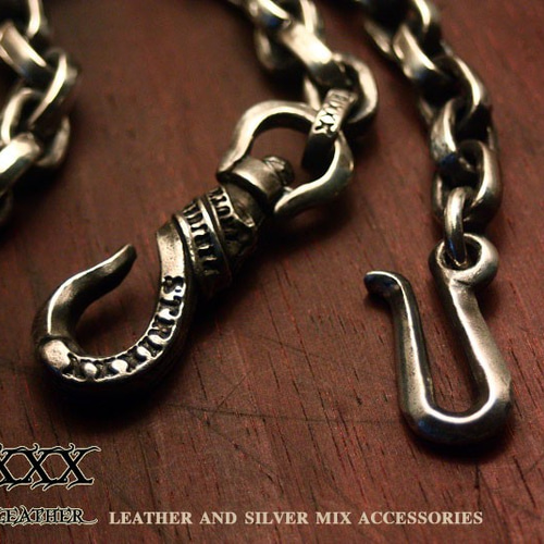 フラットあずきウォレットチェーンショートSTRIXXX