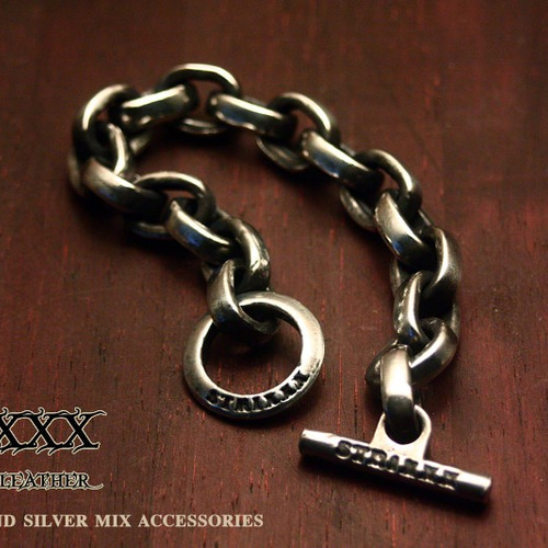 24 フラットあずきブレスレット | STRIXXX sterling leather