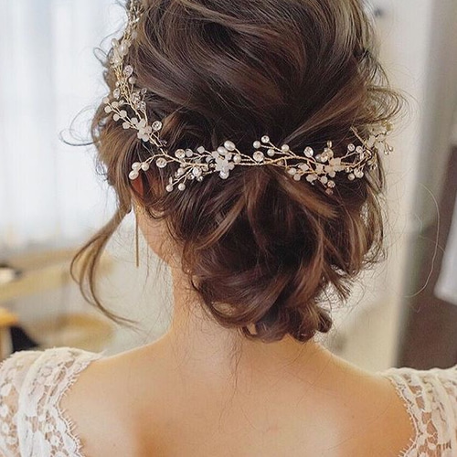 小枝のヘアアクセサリー ヘッドドレス（ウェディング） Riche