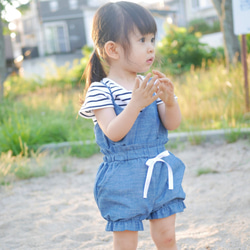 キャミとカボチャパンツのサロペット風セットアップ 70～120cm 子供服