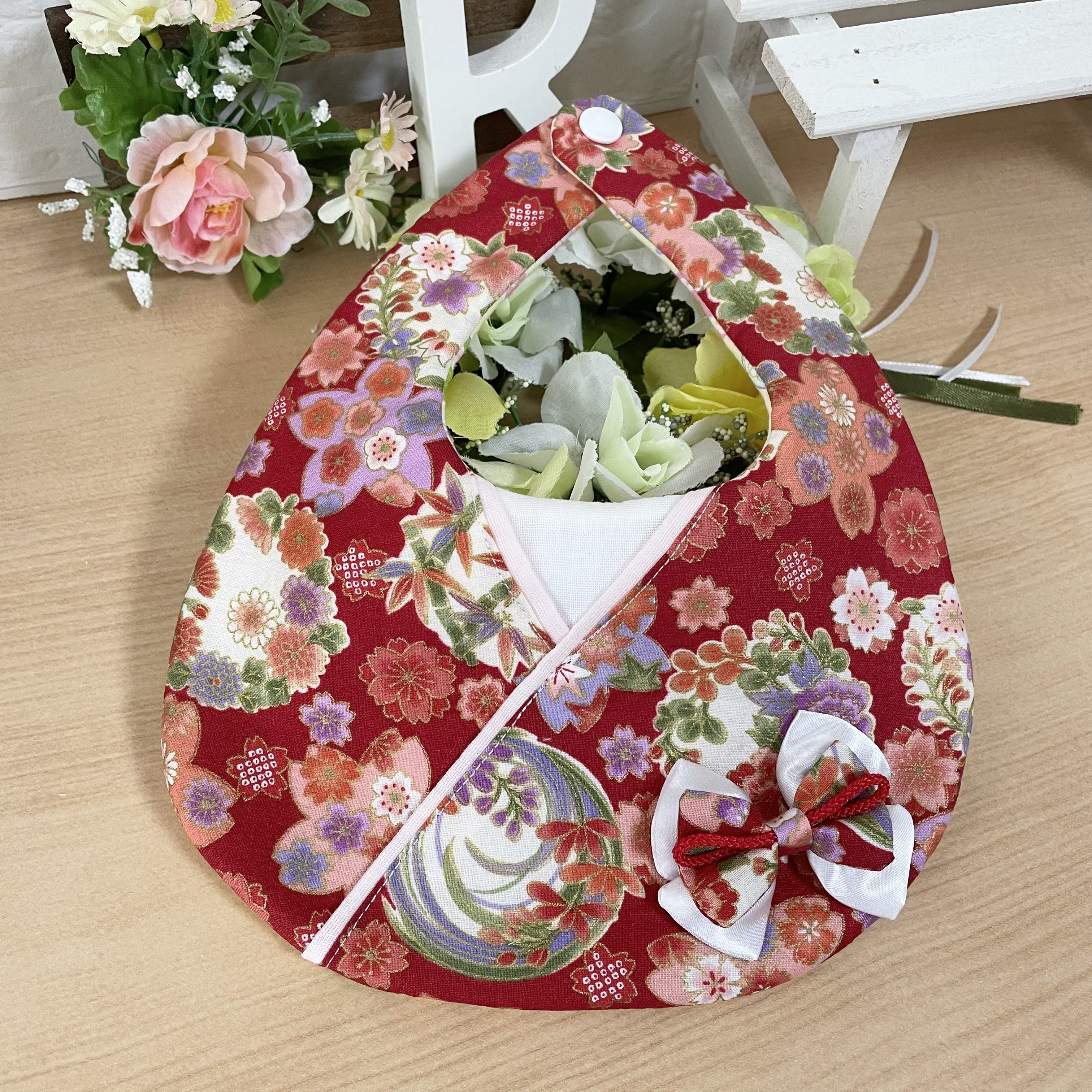 和柄スタイ＊完成品 スタイ・よだれかけ Riraco. 通販 11205812