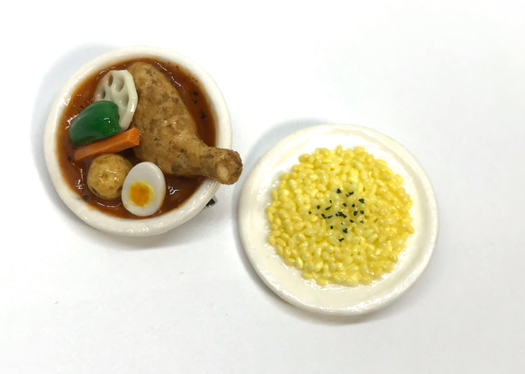 スープカレーブローチ 3枚目の画像