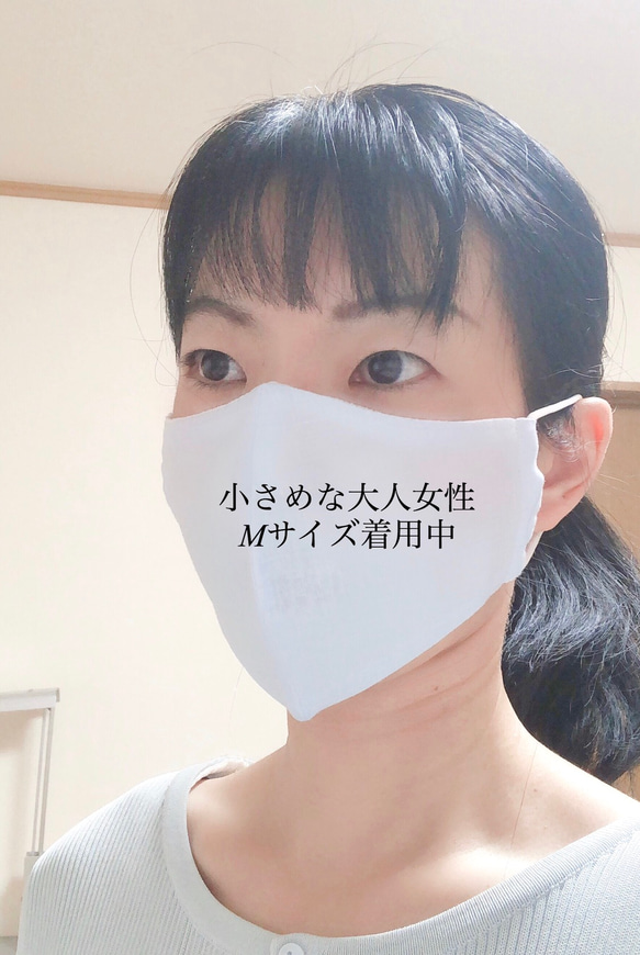 【訳あり】ダブルガーゼ立体布マスク♡3枚セット♡Mサイズ（豆柴） 8枚目の画像