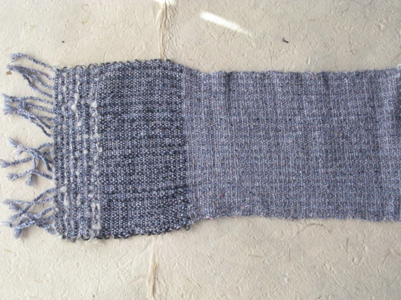 手織りプチマフラー 4枚目の画像