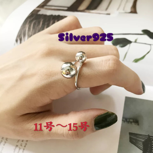 SILVER925 PEARL LIKE CHARM RING/シルバー/リング silver925｜charm