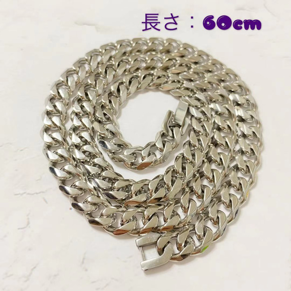 人気 ブランド チェック ステンレス316L 喜平ネックレス シルバー 中折 チェーンネックレス お洒落 メンズ 【送料無料】 ネックレス・ペンダント アクセサリー 当日発送  通販｜Creema(クリーマ) 10706733 アクセサリー