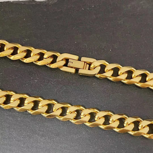 ステンレス316L 喜平ネックレス 18k gp 金 ゴールド 中折 ステンレス316L 喜平ネックレス 18k gp 金 ゴールド 中折