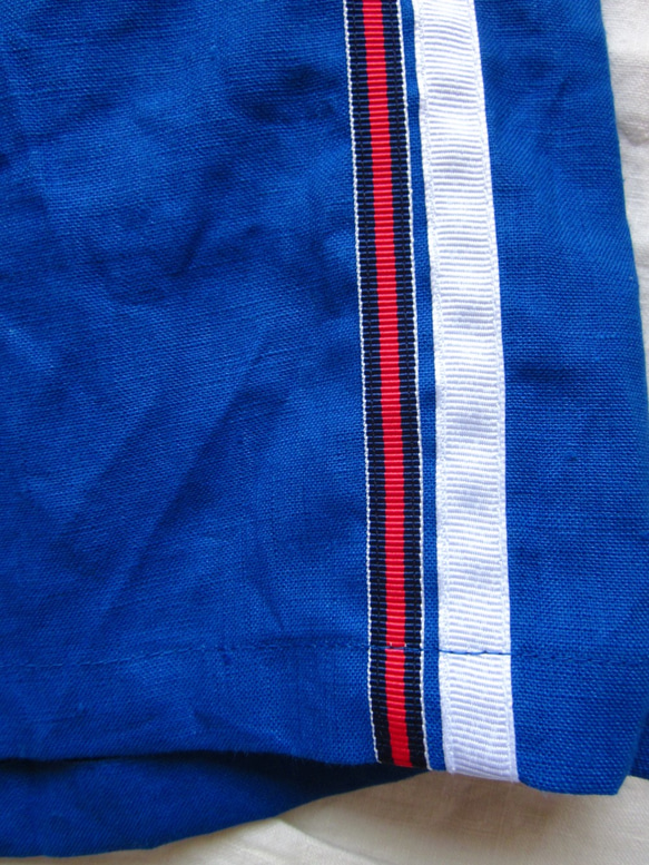 サイドラインスカート。ブルー 2枚目の画像