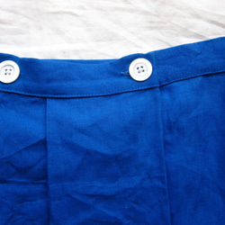 サイドラインスカート。ブルー 3枚目の画像