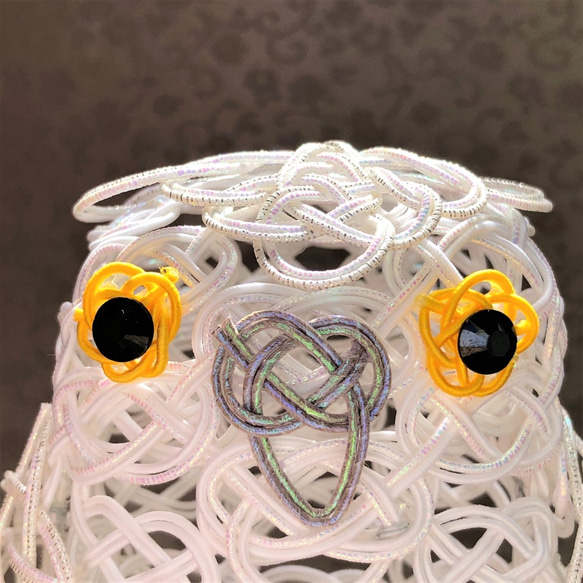 Mizuhiki  Snowly owl   森の賢者シロフクロウ 6枚目の画像