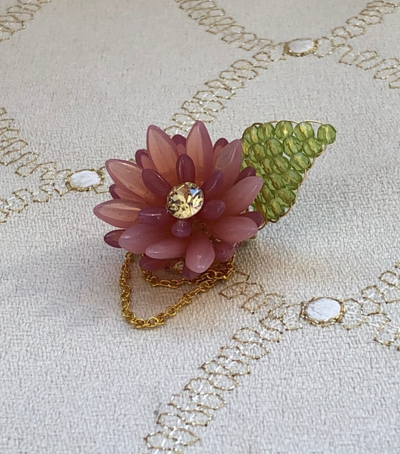 Broche Spring flower ブローチ 霞桜 3枚目の画像