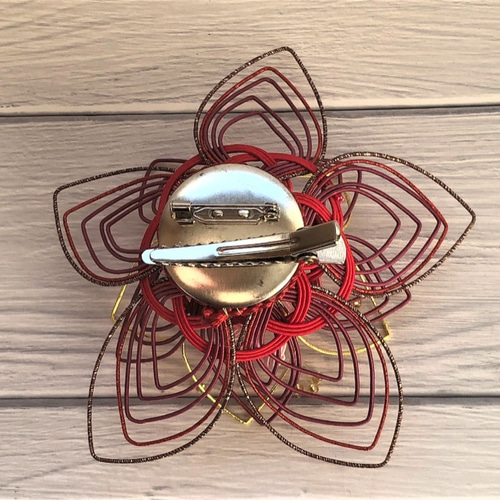 オーダーメイド 大正浪漫 市松模様リボン 江戸むらさき その他ヘア